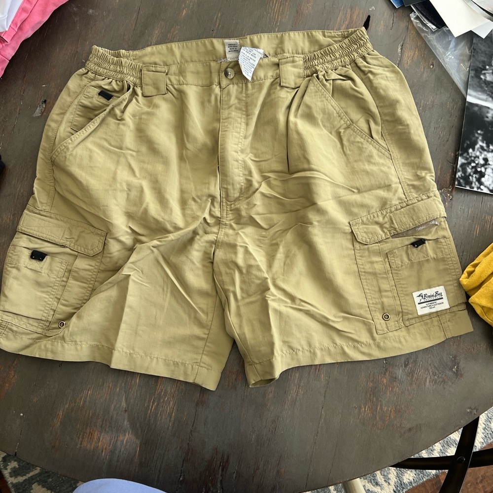 Bimini Bay Tan Cargo Shorts for Men